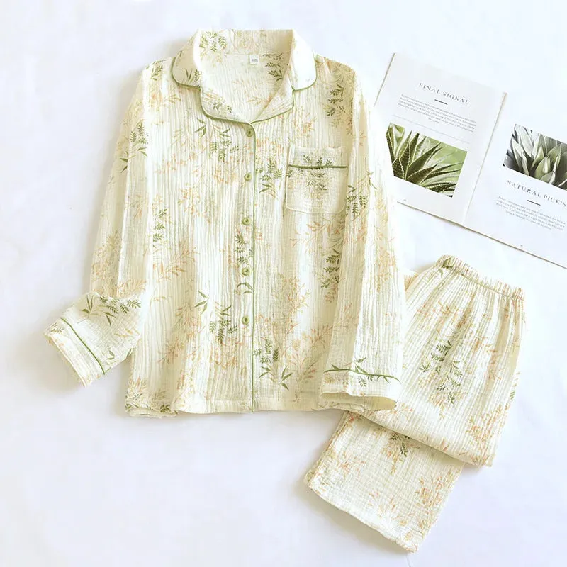 100% Cotton Gauze 2 Piece | Gleamia