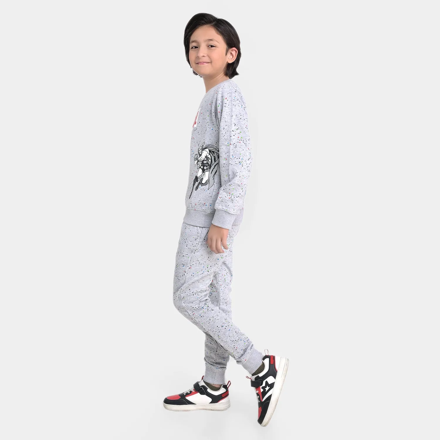 Boys Fleece 2 Piece Suit -GREY