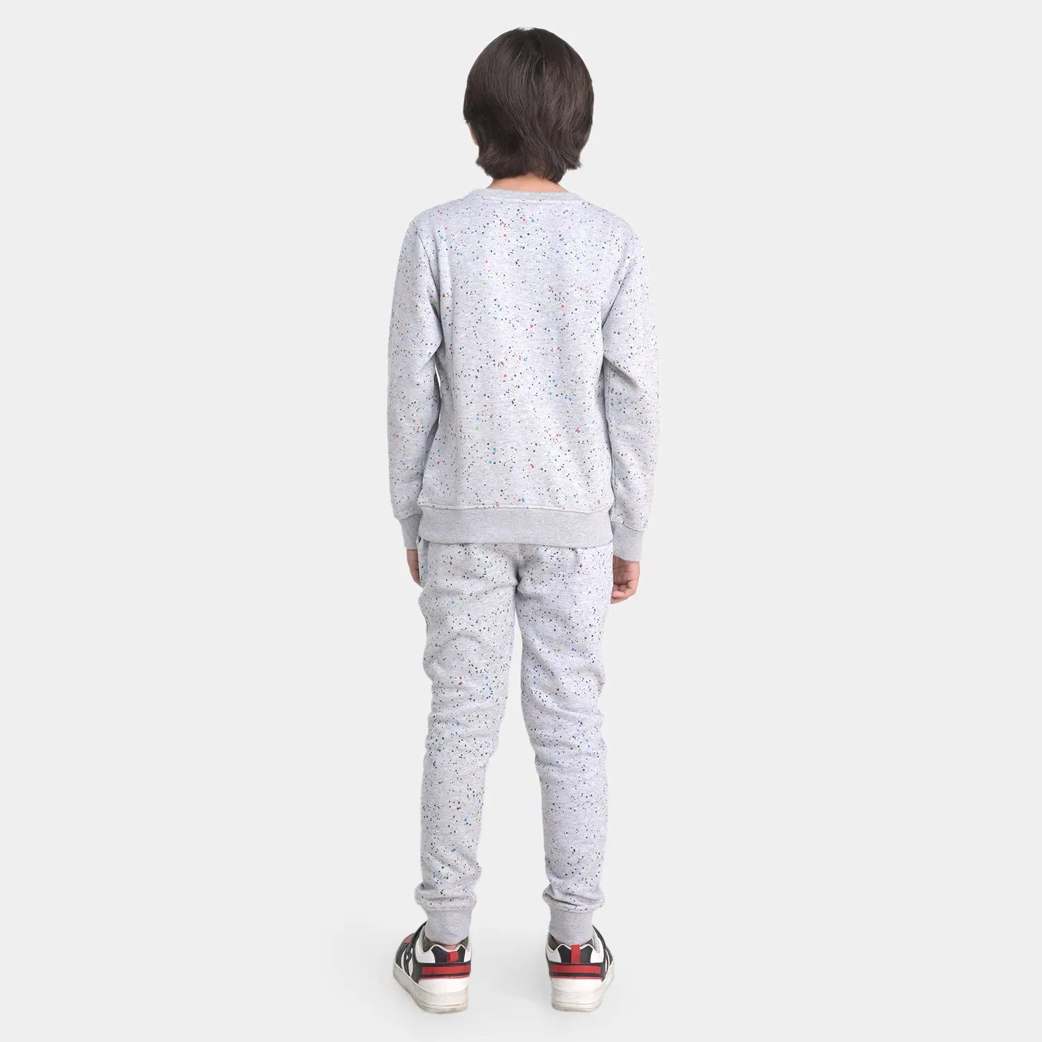 Boys Fleece 2 Piece Suit -GREY