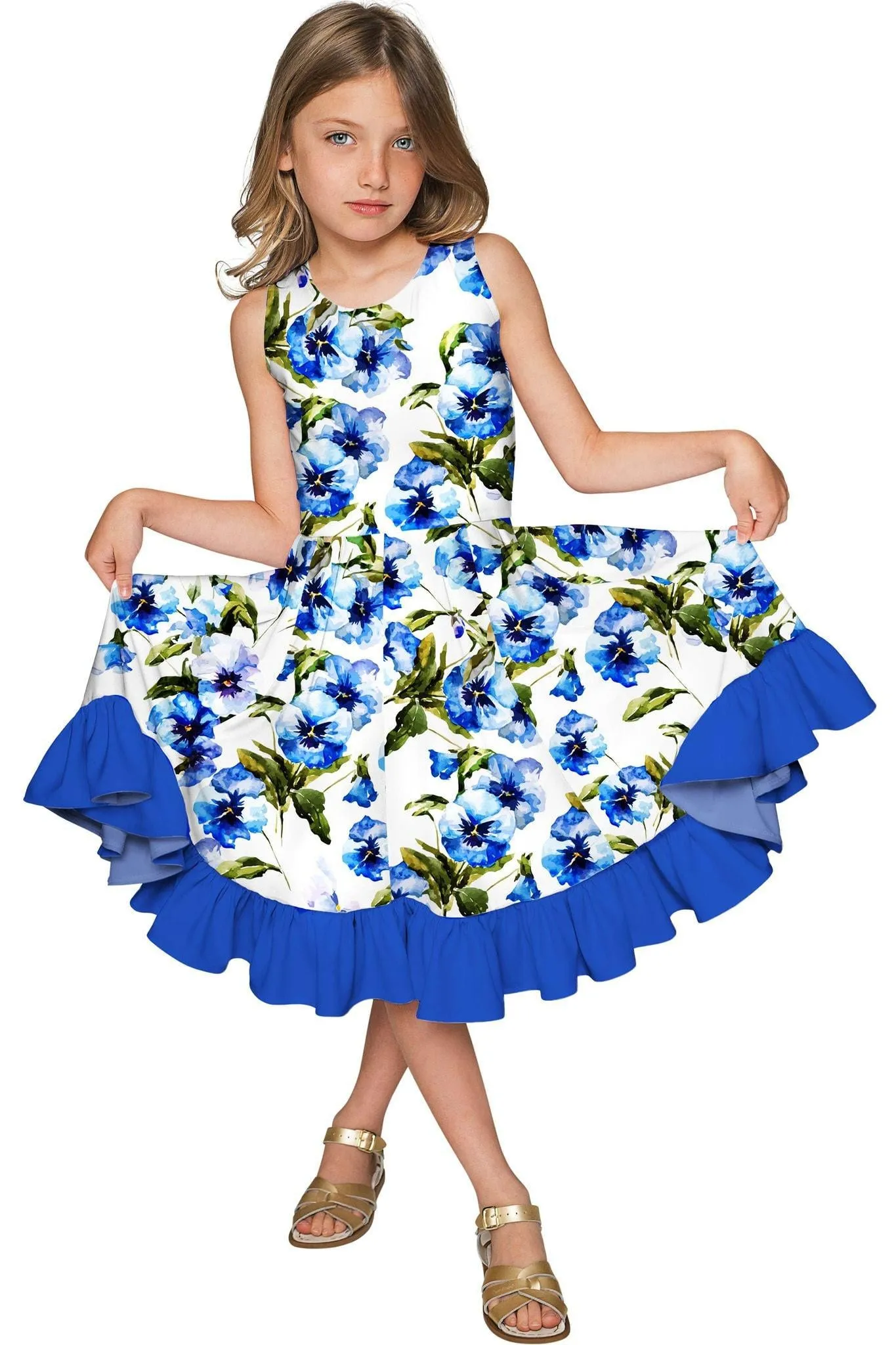 Catch Me Vizcaya Fit & Flare Midi Mother and Daughter Dress