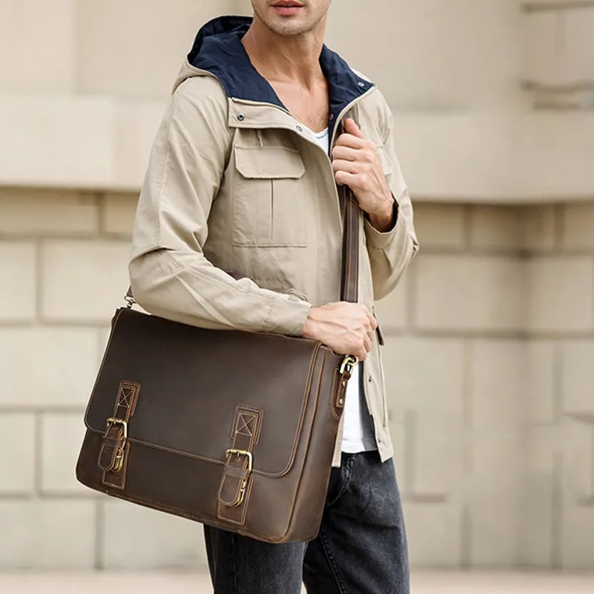 Funki Buys | Bags | Messenger Bags | Men's Luxury Leather Bag