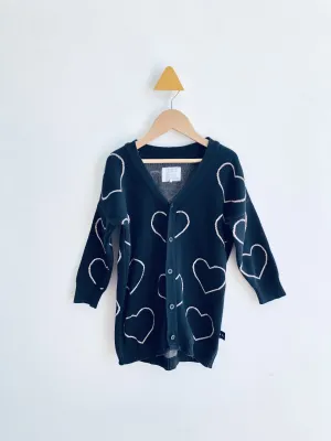 Heart Cardigan // 4Y