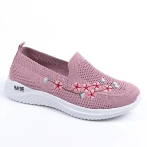 Merendy Argia Square-Toe Slip-On Floral Loafers