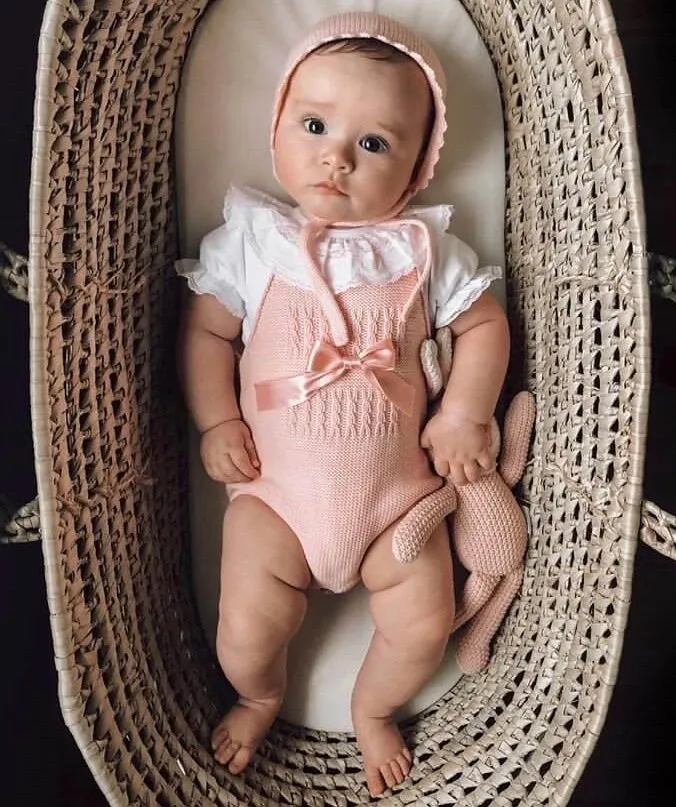 'Sophia' Knitted Romper